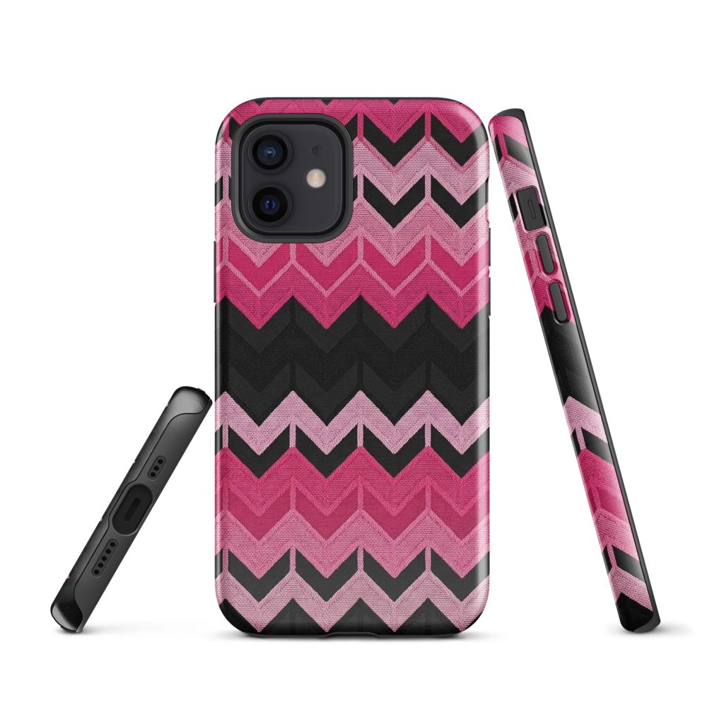 Pink Chevron Tough Case for iPhone®