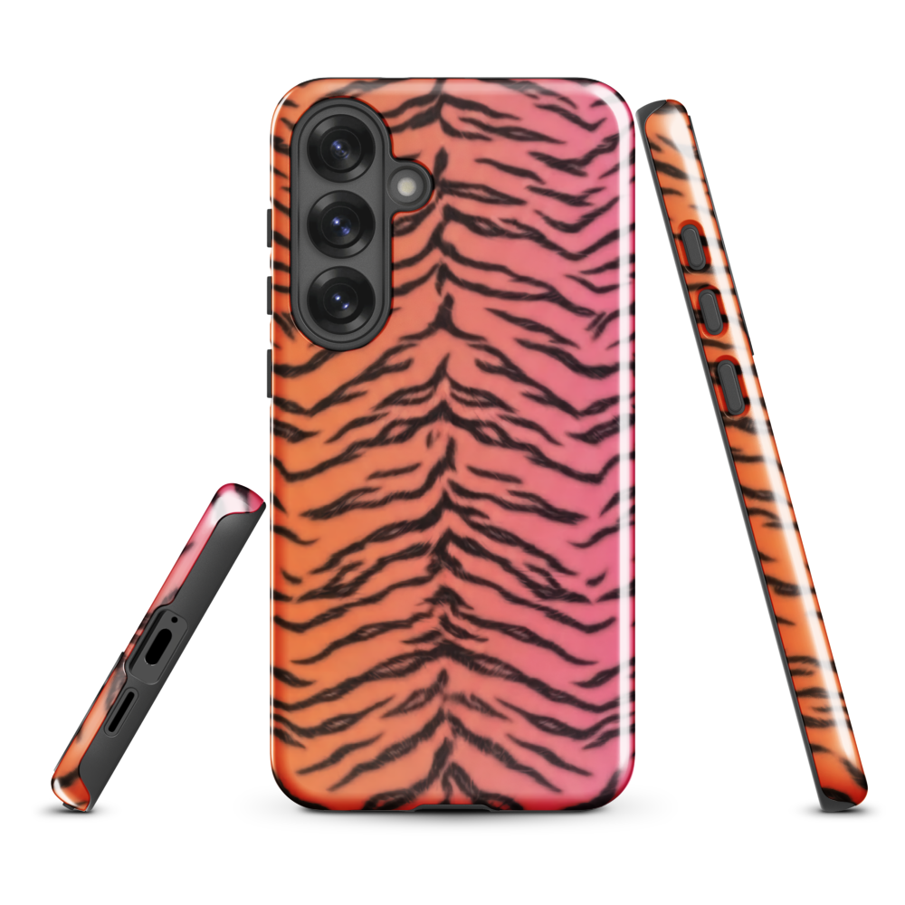 Sunset Tiger Print Tough Case for Samsung