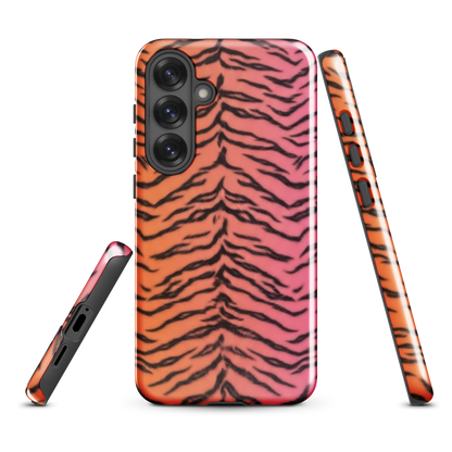 Sunset Tiger Print Tough Case for Samsung