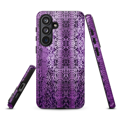Purple Snake Skin Tough Case for Samsung
