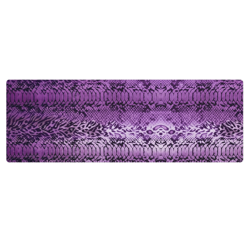 Purple Snake Skin Yoga Pilates Mat