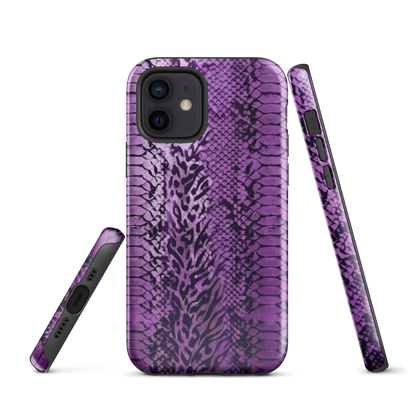 Purple Snake Skin Tough Case for iPhone®