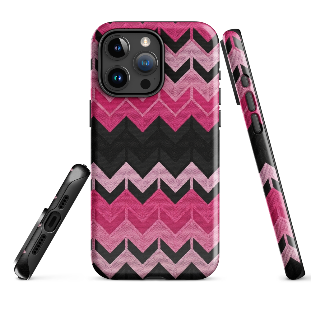 Pink Chevron Tough Case for iPhone®