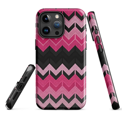 Pink Chevron Tough Case for iPhone®