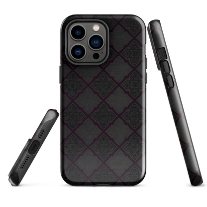 Black and Purple Whimsy Mall Goth Tough Case for iPhone®