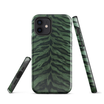 Green Tiger Print Tough Case for iPhone®