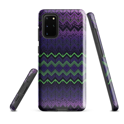 Halloween Chevron Purple & Green Edition Tough Case for Samsung