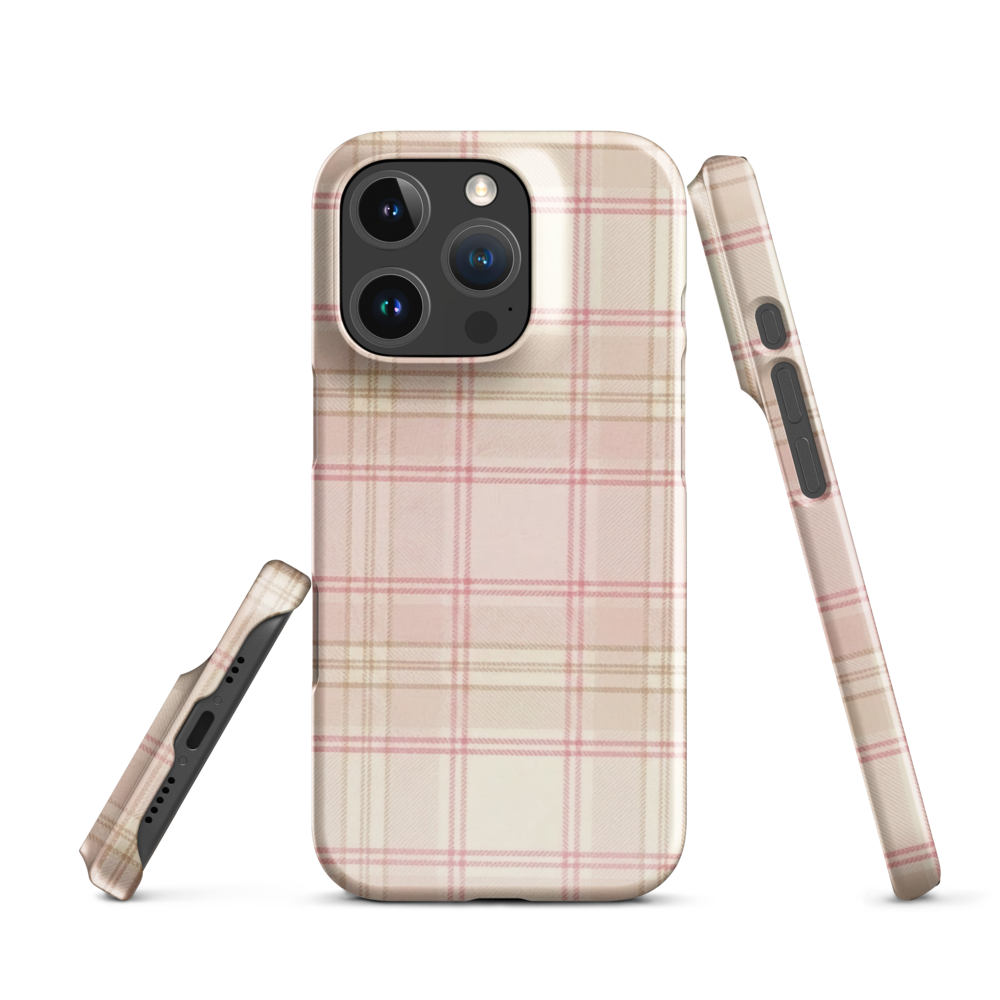Yellow and Cream Coquette Snap Case for iPhone