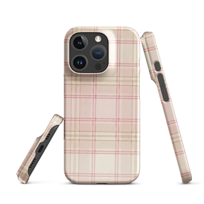 Yellow and Cream Coquette Snap Case for iPhone