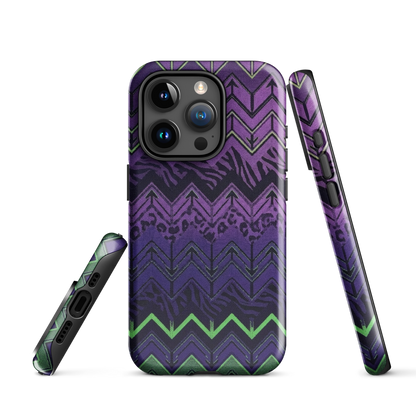Halloween Edition Chevron Zebra & Leopard Print Tough Case for iPhone®