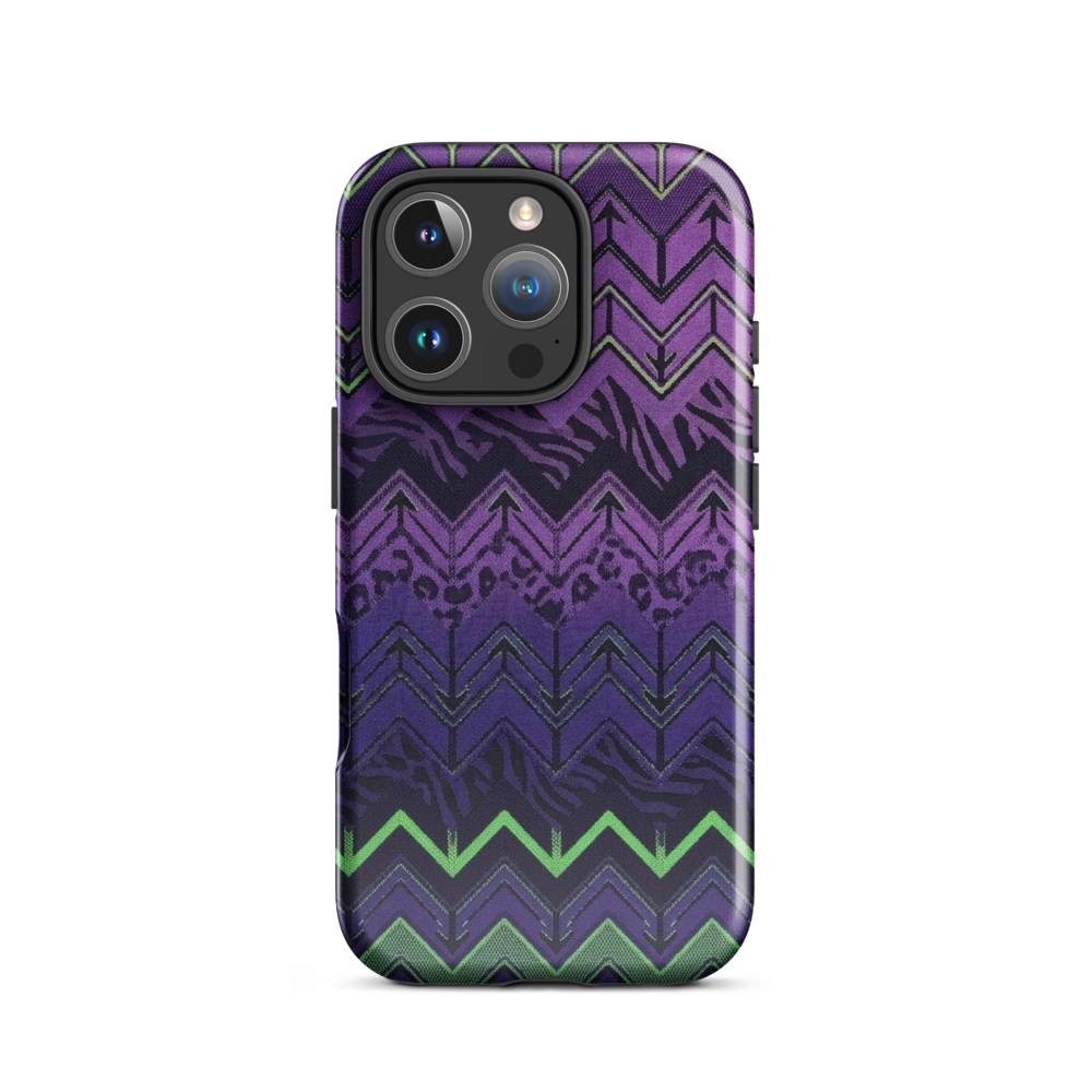 Halloween Edition Chevron Zebra & Leopard Print Tough Case for iPhone®