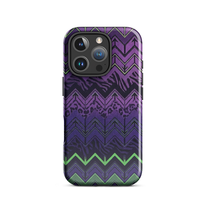 Halloween Edition Chevron Zebra & Leopard Print Tough Case for iPhone®