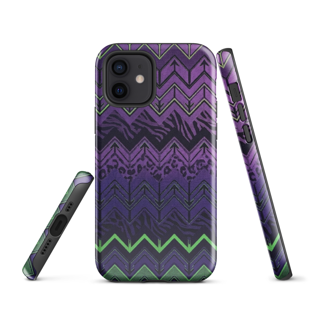 Halloween Edition Chevron Zebra & Leopard Print Tough Case for iPhone®