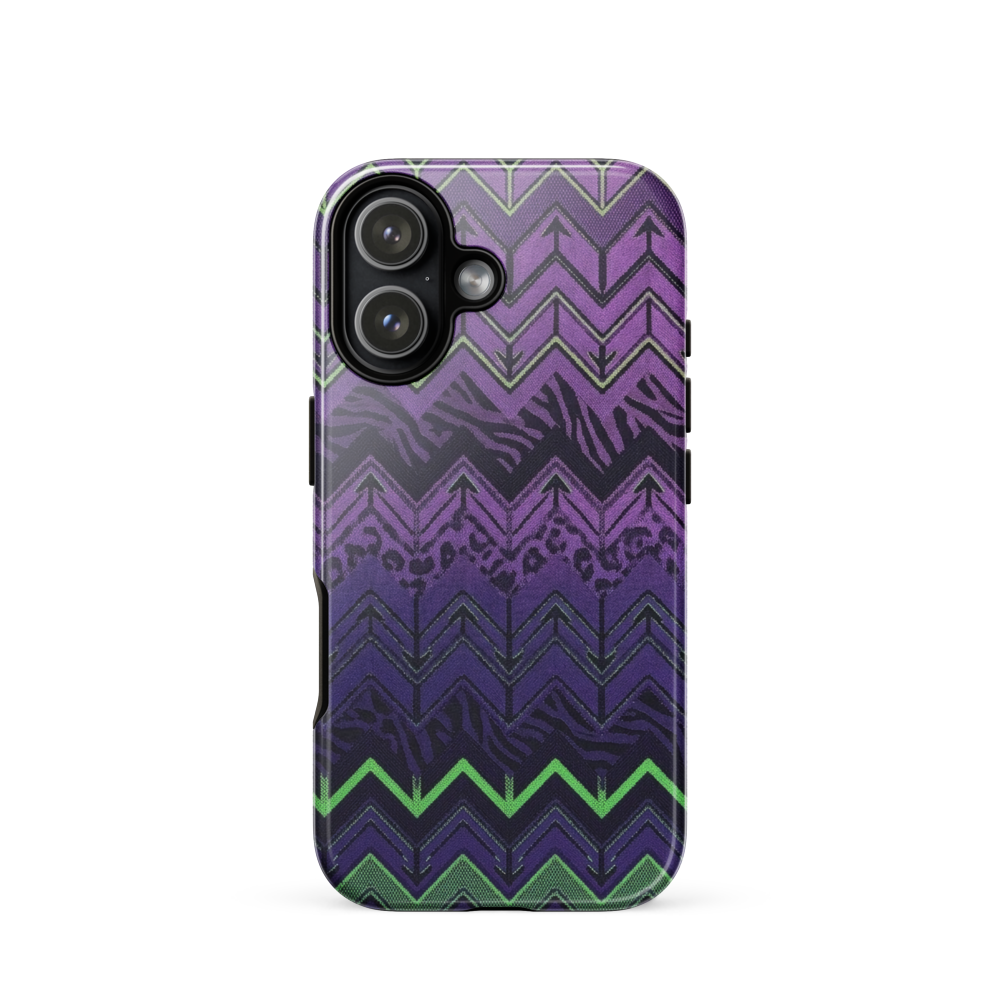 Halloween Edition Chevron Zebra & Leopard Print Tough Case for iPhone®