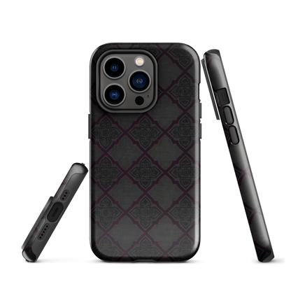 Black and Purple Whimsy Mall Goth Tough Case for iPhone®