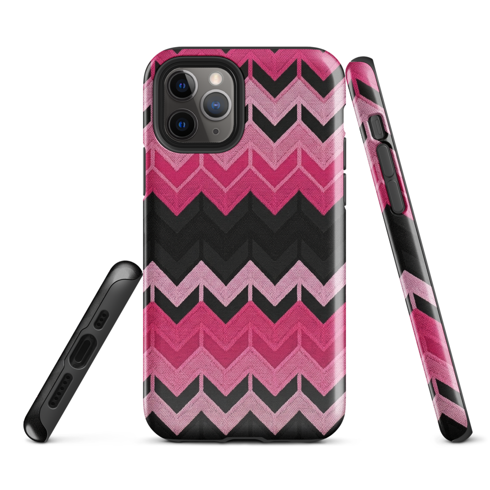 Pink Chevron Tough Case for iPhone®
