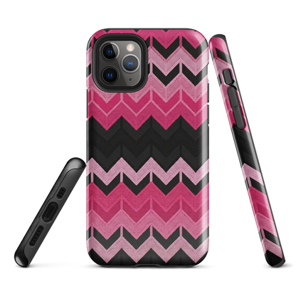Pink Chevron Tough Case for iPhone®