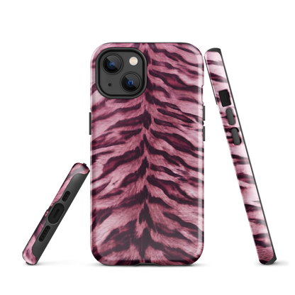 Pink Tiger Print Tough Case for iPhone®