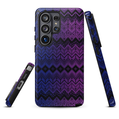 Purple & Blue Chevron Classic Tough Case for Samsung