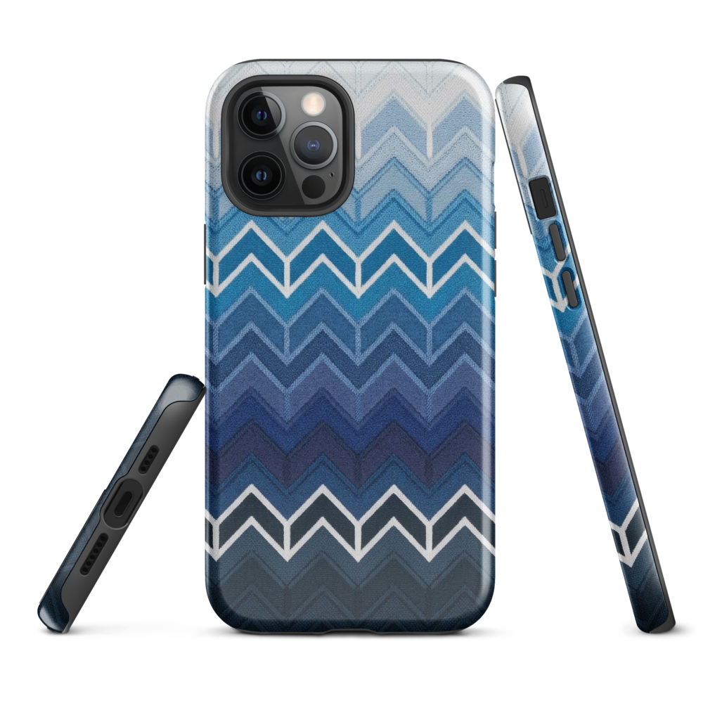 Blue Chevron Classic Tough Case for iPhone®