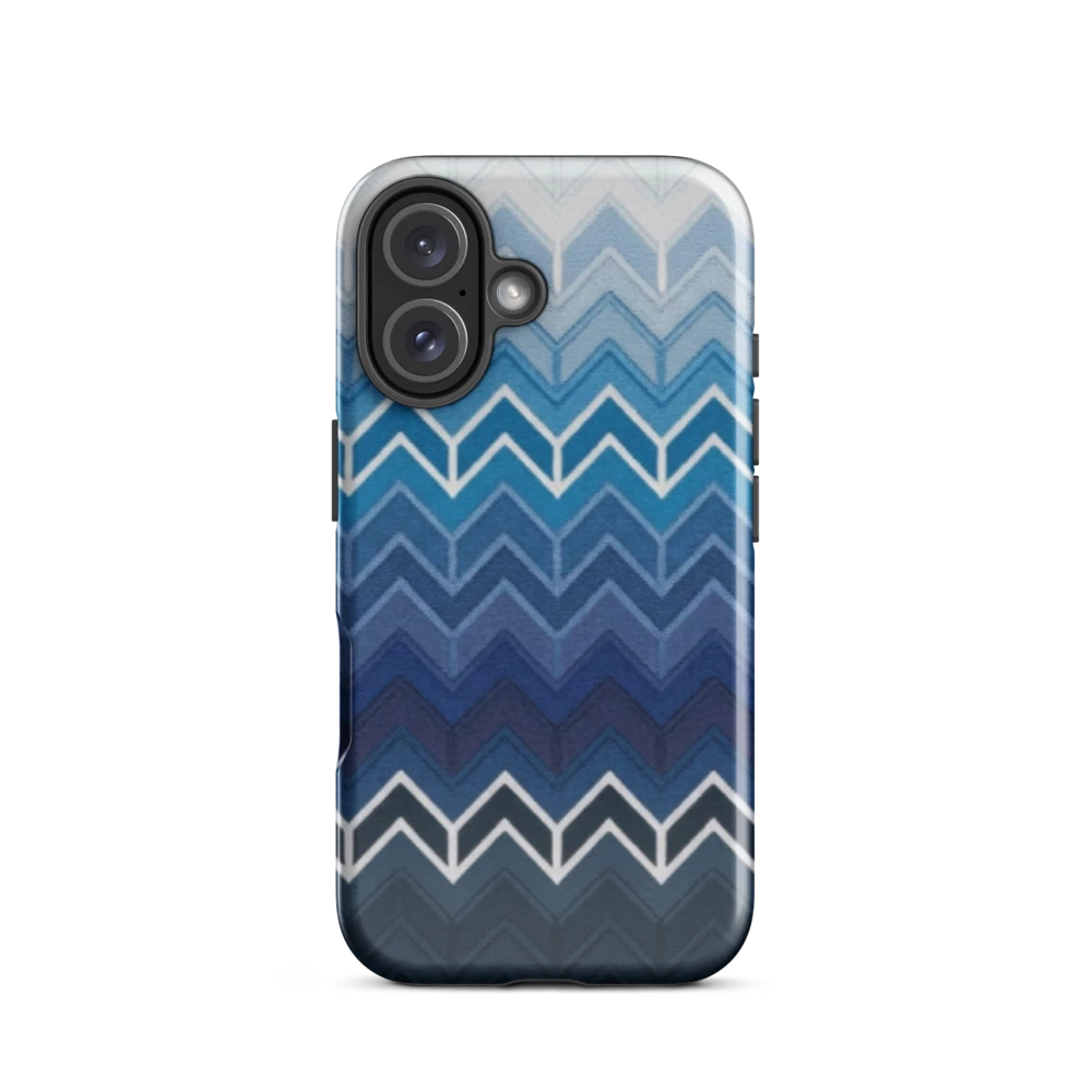 Blue Chevron Classic Tough Case for iPhone®
