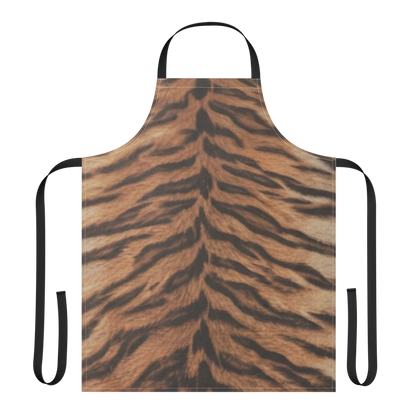 Tiger Print Strap Apron