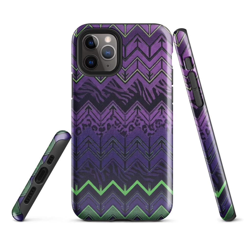 Halloween Edition Chevron Zebra & Leopard Print Tough Case for iPhone®