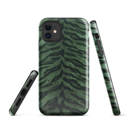 Green Tiger Print Tough Case for iPhone®