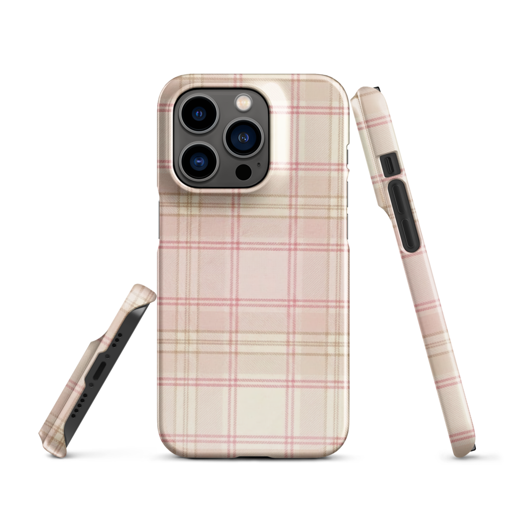 Yellow and Cream Coquette Snap Case for iPhone