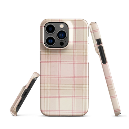 Yellow and Cream Coquette Snap Case for iPhone