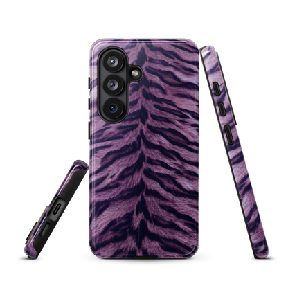Purple Tiger Print Tough Case for Samsung