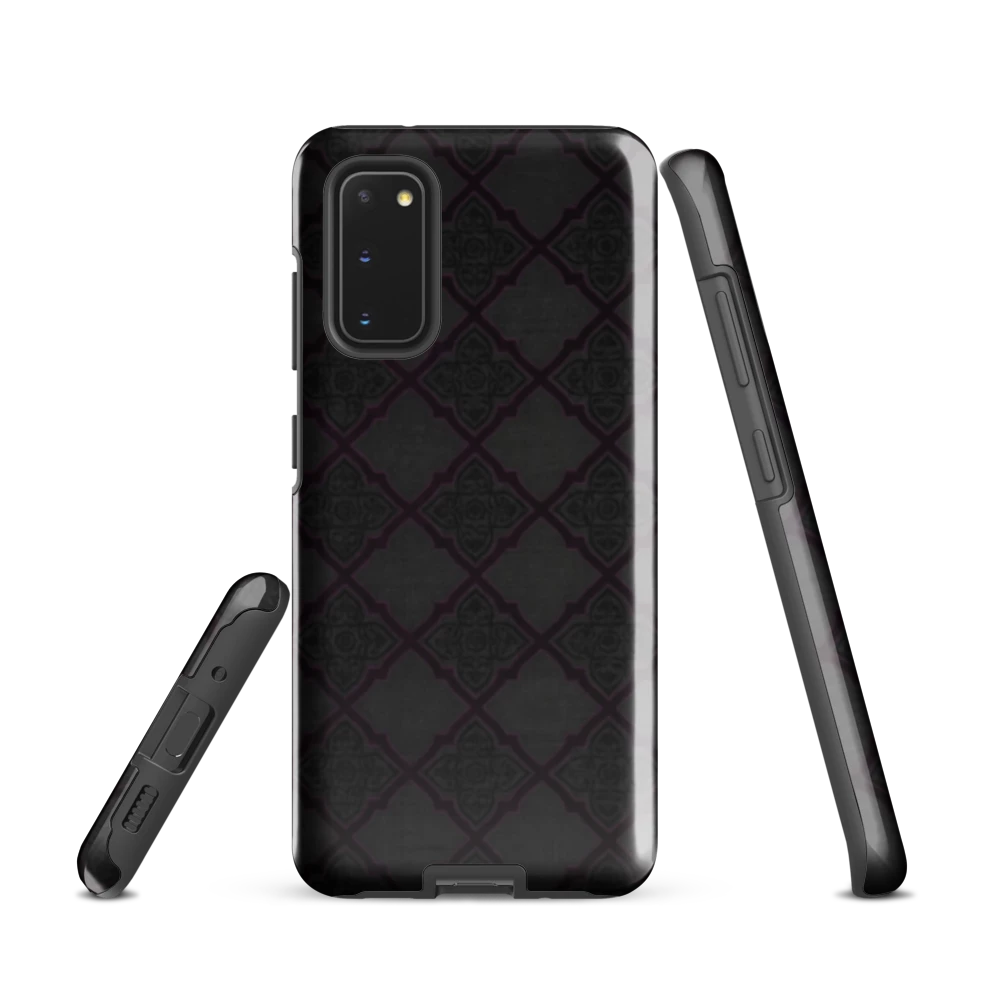 Black and Purple Whimsy Mall Goth Tough Case for Samsung