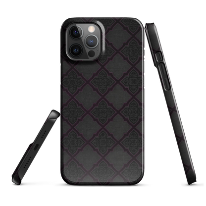 Black and Purple Whimsy Mall Goth Snap Case for iPhone
