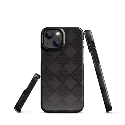 Black and Purple Whimsy Mall Goth Snap Case for iPhone