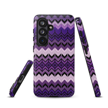Purple Chevron Tough Case for Samsung