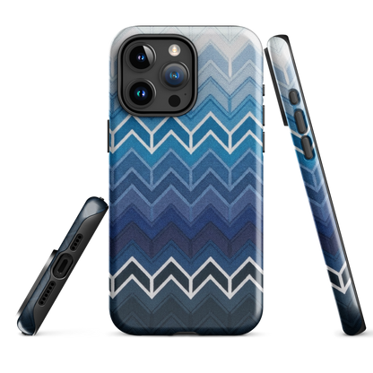 Blue Chevron Classic Tough Case for iPhone®