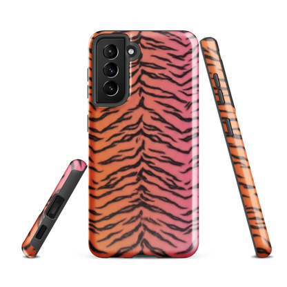 Sunset Tiger Print Tough Case for Samsung