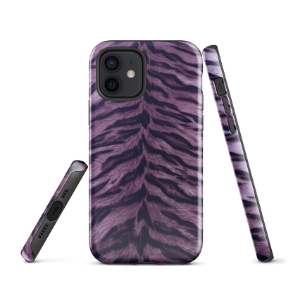 Purple Tiger Print Tough Case for iPhone®
