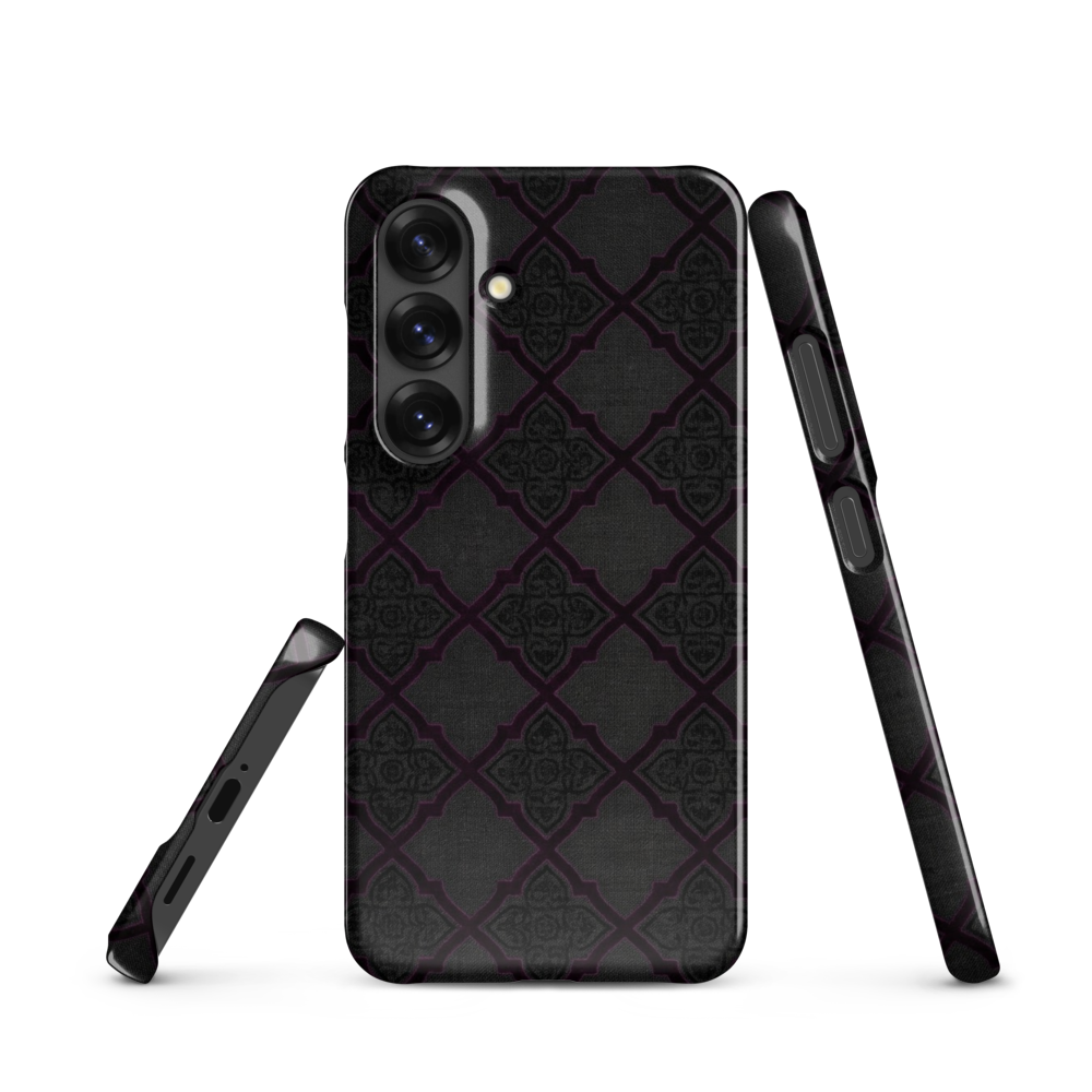 Black and Purple Whimsy Mall Goth Snap Case for Samsung