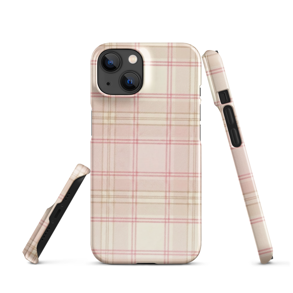 Yellow and Cream Coquette Snap Case for iPhone