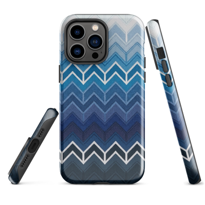 Blue Chevron Classic Tough Case for iPhone®