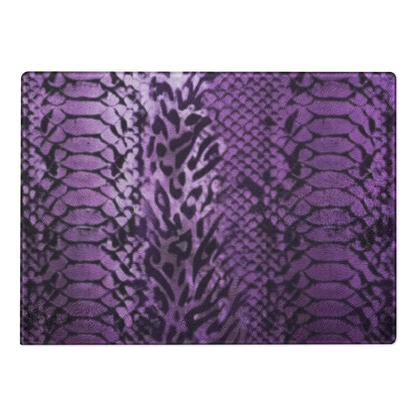 Purple Snake Skin Glass Cutting Board