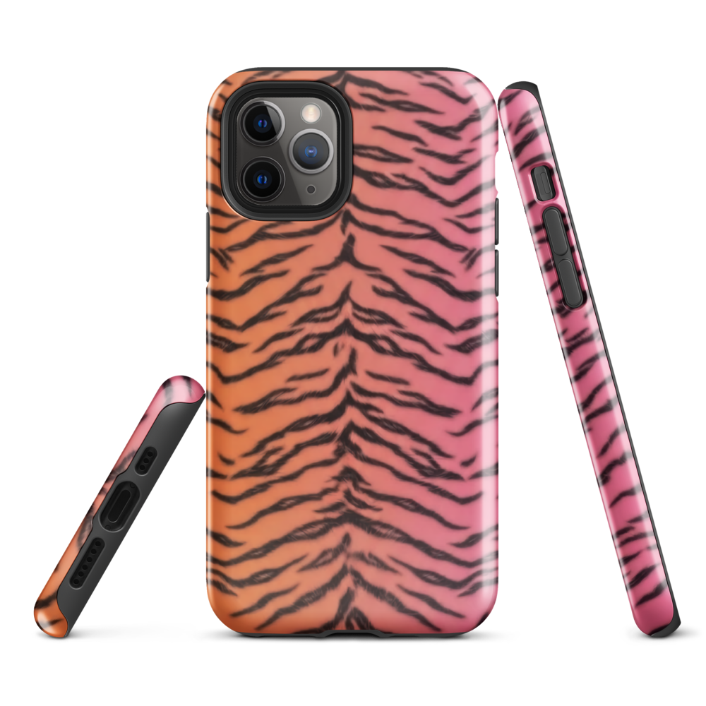 Sunset Tiger Print Tough Case for iPhone®