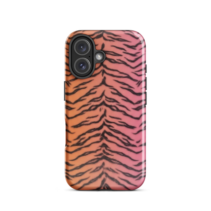 Sunset Tiger Print Tough Case for iPhone®