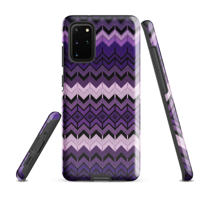 Purple Chevron Tough Case for Samsung