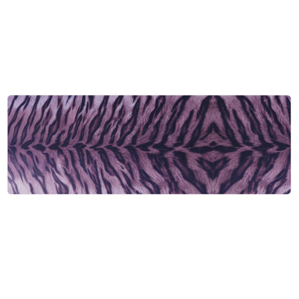 Purple Tiger Print Pilates Yoga Mat