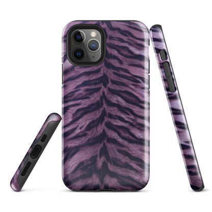 Purple Tiger Print Tough Case for iPhone®