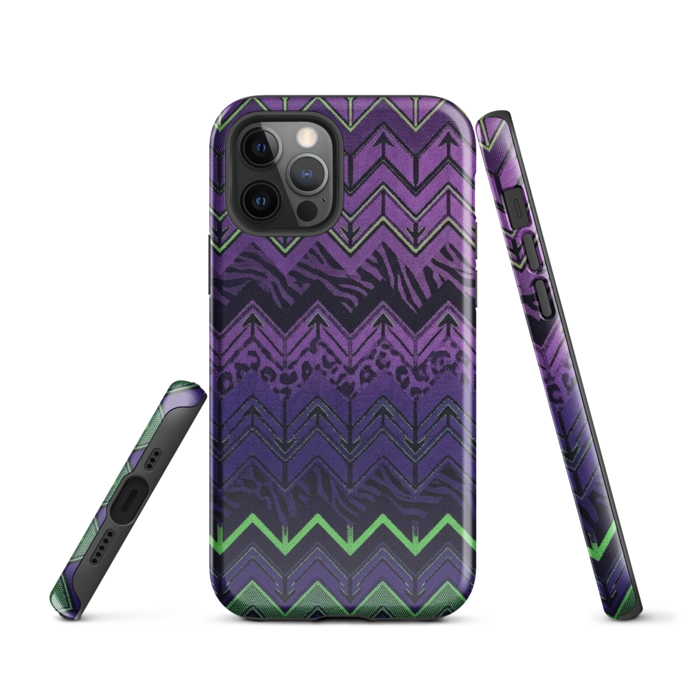 Halloween Edition Chevron Zebra & Leopard Print Tough Case for iPhone®