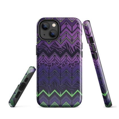 Halloween Edition Chevron Zebra & Leopard Print Tough Case for iPhone®