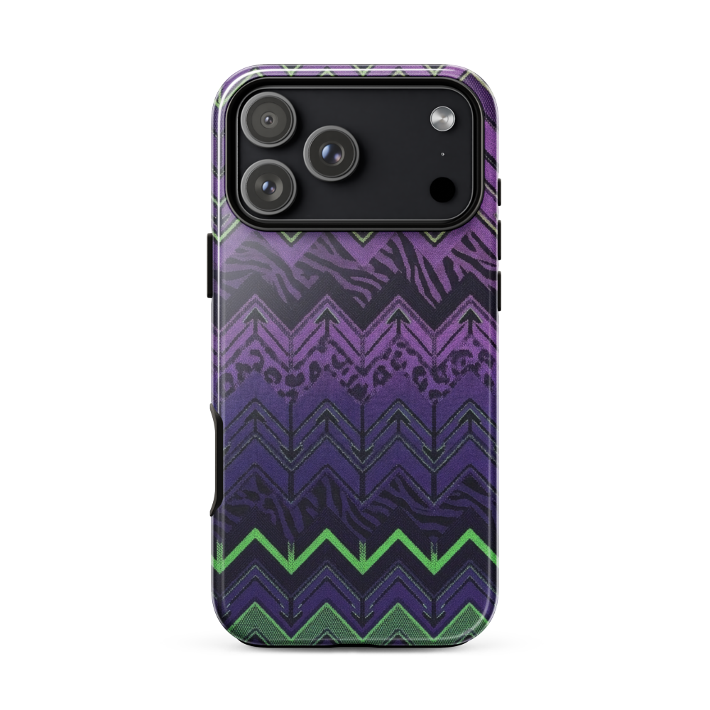 Halloween Edition Chevron Zebra & Leopard Print Tough Case for iPhone®
